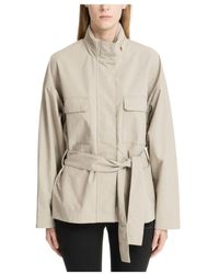EA7 - Einfache Jacke Mit Knöpfen Und Reißverschluss - Lyst