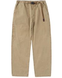 Gramicci - Braune winter twill ground up hose - Lyst
