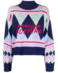Versace Jeans Couture - Round-Neck Knitwear - Lyst