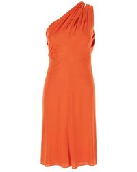 Versace - Kleedjes ,Oranje ,Elegante Jurken Voor Elke Gelegenheid - Lyst