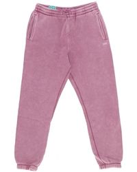 Vans - Bordeaux fleece sweatpant mit taschen - Lyst