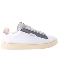 Colmar - Schoenen ,Grijs ,Katoen Grijze Sneakers Met Witte En Roze Accenten - Lyst