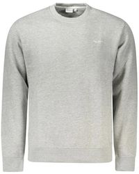 Pepe Jeans - Hoodies & Sweatvesten ,Grijs ,Katoen Grijze Katoenen Trui Macbeth - Lyst