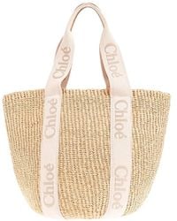 Chloé - Großer Woody Korb - Lyst