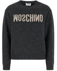 Moschino - Round-Neck Knitwear - Lyst