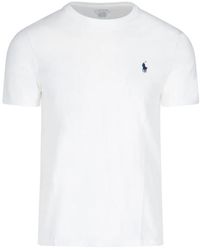 Ralph Lauren - Weiße polo t-shirts und polos - Lyst