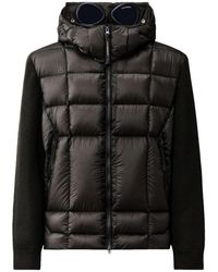 C.P. Company - Jassen ,Zwart ,Wol Hybrid Wol Nylon Jas - Lyst