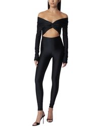 ANDAMANE - Kendall Off Shoulder Jumpsuit - Lyst
