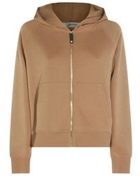 Max Mara - Hoodies & Sweatvesten ,Bruin ,Zip-Throughs - Lyst