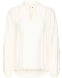 Ichi - Overhemden ,Wit ,Ihkarlani Ls Blouse - Lyst