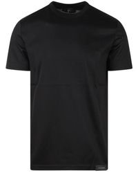 Low Brand - Slim fit baumwoll t-shirt - Lyst