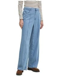 DKNY - Wide Jeans - Lyst