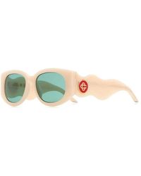 CASABLANCA - Accessoires ,Wit ,Memphis Zonnebrillen - Lyst