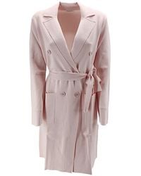 P.A.R.O.S.H. - Belted Coats - Lyst