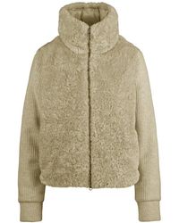Bomboogie - Driemateriaal Jas Met Imitatiebont - Lyst