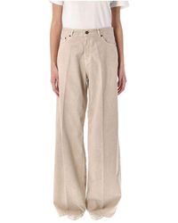 Haikure - Bethany twill wide jeans - Lyst
