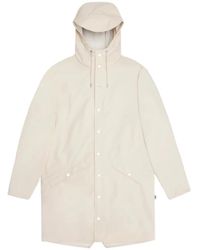 Rains - Wasserdichte lange jacke im minimalistischen stil - Lyst