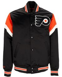 Mitchell & Ness - Nhl Heavyweight Bomberjacke Mit Steppfutter - Lyst