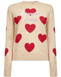 MC2 Saint Barth - Truien & Vesten ,Roze ,Wol New Queen Sweater - Lyst
