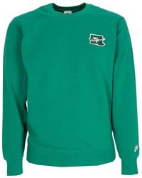 Nike - Fitness ,Groen ,Katoen Lichtgewicht Crewneck Sweatshirt - Lyst