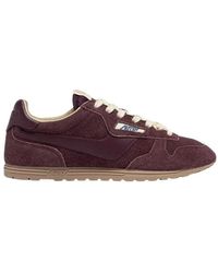 Autry - Bruine Suède En Leren Sneakers Windspin - Lyst