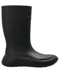 Rain boots with logo di Ferragamo in Bianco Donna Scarpe da Stivali da Stivali Wellington e da pioggia 