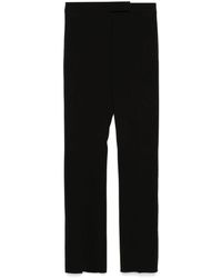 Max Mara - Schwarze Hose Mit Falschen Taschendetails - Lyst