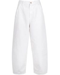 Alysi - Broeken ,Wit ,Wijde Broek - Lyst