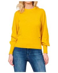 ARMANI EXCHANGE - Round-Neck Knitwear - Lyst