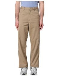 Carhartt - Zwarte Broek Met Normale Pasvorm - Lyst