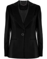 Kocca - Viskose-mischjacke mit metallknopf - Lyst