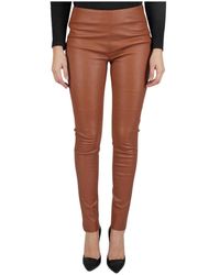 Kiton - Leather Trousers - Lyst
