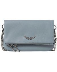 Zadig & Voltaire - Blau Crossbody Schultertasche Mit Kette - Lyst