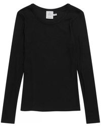 Munthe - Tops ,Zwart ,Eenvoudig Zwart Cutest T-Shirt - Lyst