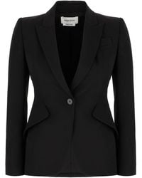 McQueen - Jassen ,Zwart ,Wol Stijlvolle Jassen En Vesten - Lyst