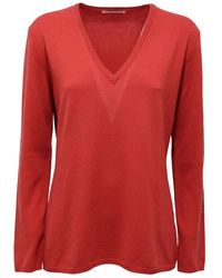 Kangra - V-Neck Knitwear - Lyst