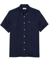 Lacoste - Short Sleeve Shirts - Lyst