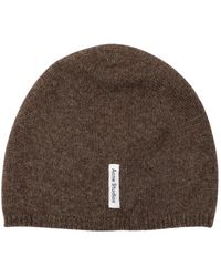 Acne Studios - Accessoires ,Bruin ,Kasjmier Kassia Beanie - Lyst