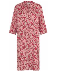 Masai - Blumiges hemdkleid 5041p hibiscus - Lyst