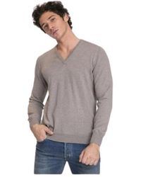 Gran Sasso - Truien & Vesten ,Bruin ,Wol Gebreide Kleding - Lyst