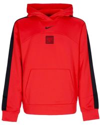 Nike - Herenhoodie Nba Courtside Starting Five Hoodie Chibul University Rood/Zwart/Zwart - Lyst