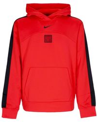 Nike - Herenhoodie Nba Courtside Starting Five Hoodie Chibul University Rood/Zwart/Zwart - Lyst