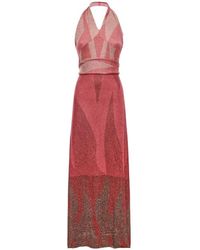 Akep - Kleedjes ,Roze ,Abito Lungo - Lyst