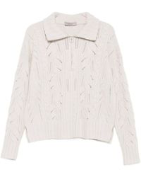 D.exterior - Bianco Sweater Luxe Wolmix - Lyst