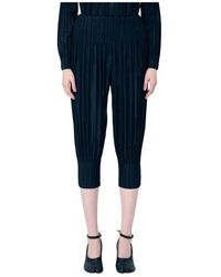 Issey Miyake - Cropped Trousers - Lyst