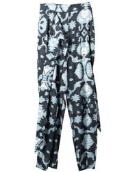 Bazar Deluxe - Pantalones sarong de viscosa elástica - Lyst
