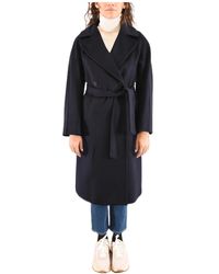 Weekend by Maxmara - Cappotto in lana doppiopetto resina - Lyst
