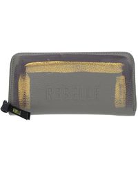 Rebelle - Accessoires ,Groen ,Leer Portemonnees Groen - Lyst