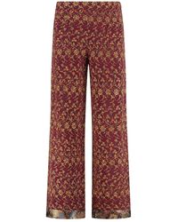Etro - Wide Trousers - Lyst