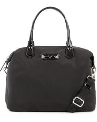 Lancaster - Basic Vernis Handtasche Schwarz - Lyst
